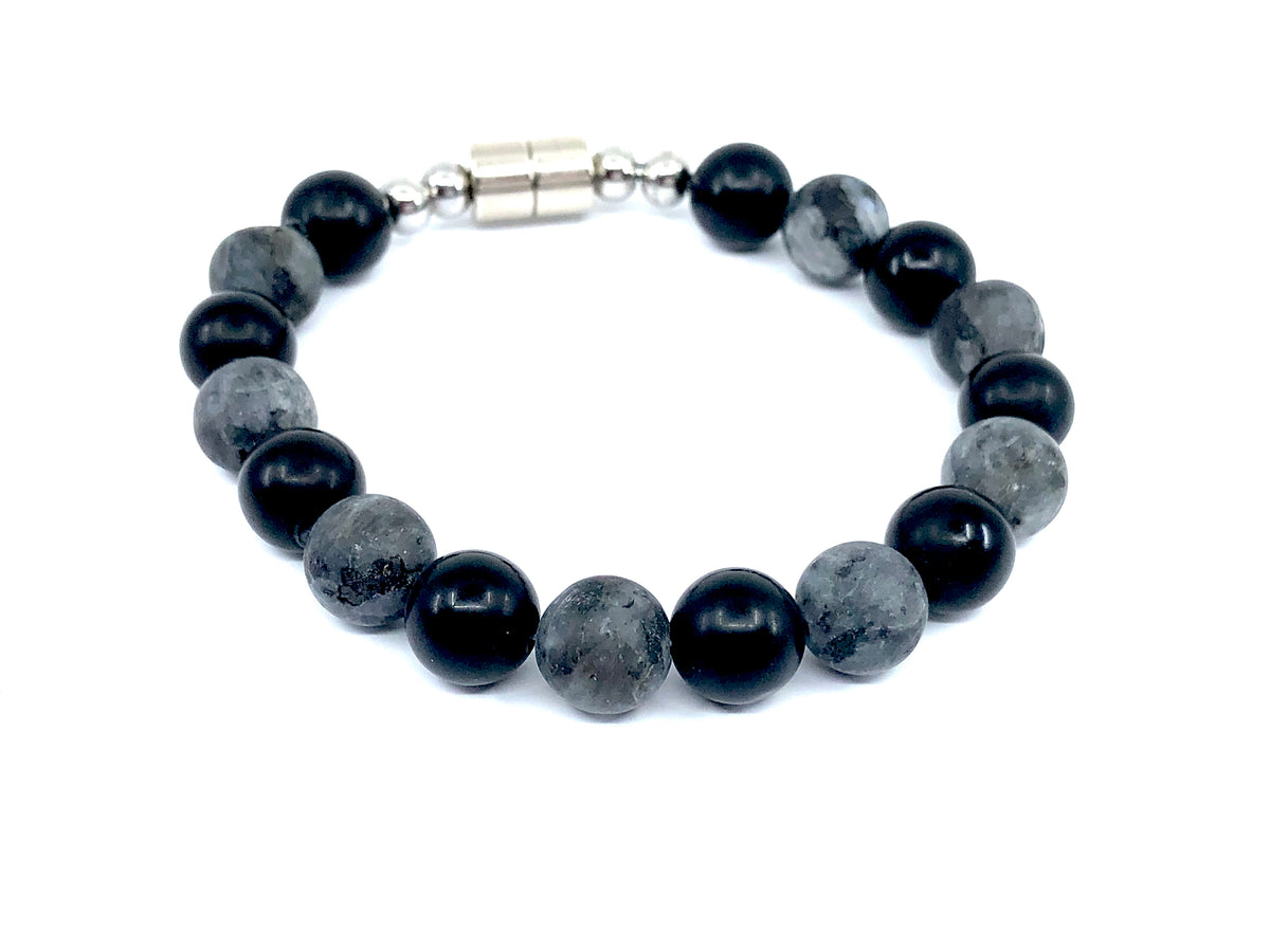 Onyx/ Larvikite 10mm