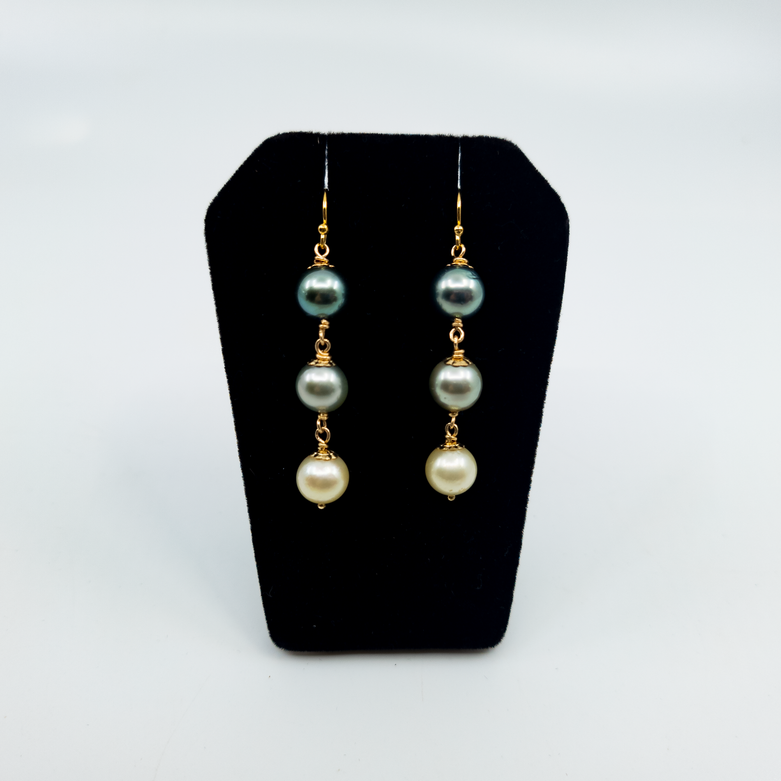 Tahitian Pearl Dangle Earrings