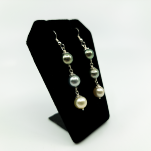 Tahitian Pearl Dangle Earrings