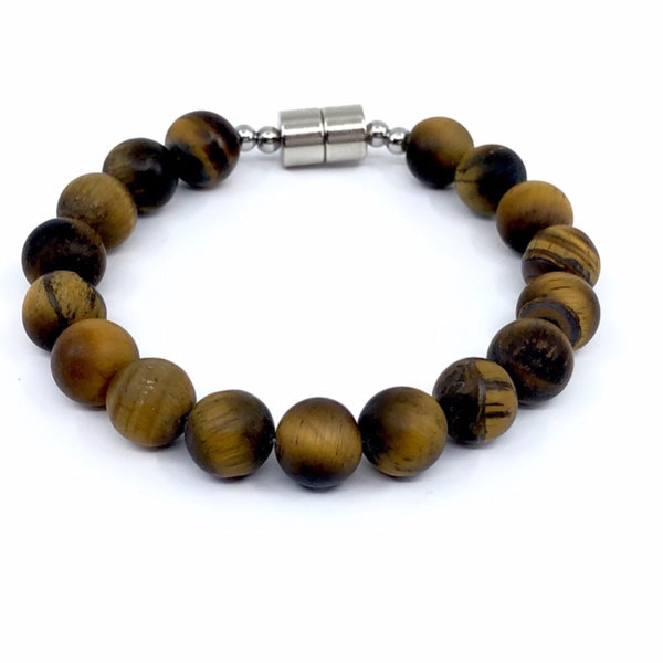 Iron Zenith Tiger's Eye Bracelet | Jada Jo