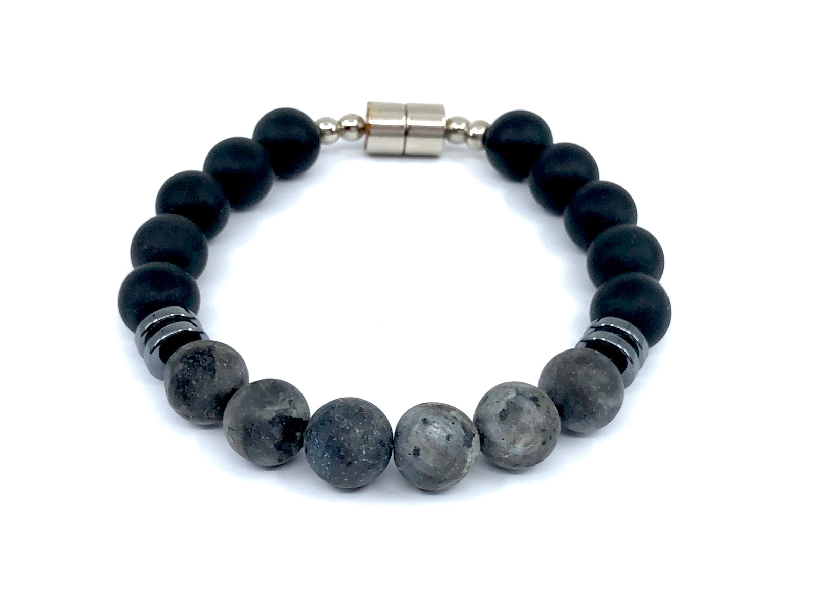 Onyx/ Larvikite ID 10mm